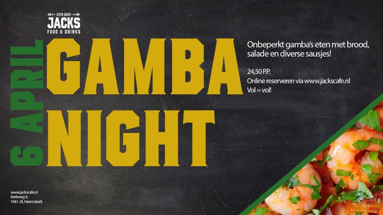GambaNight 6 april 2022