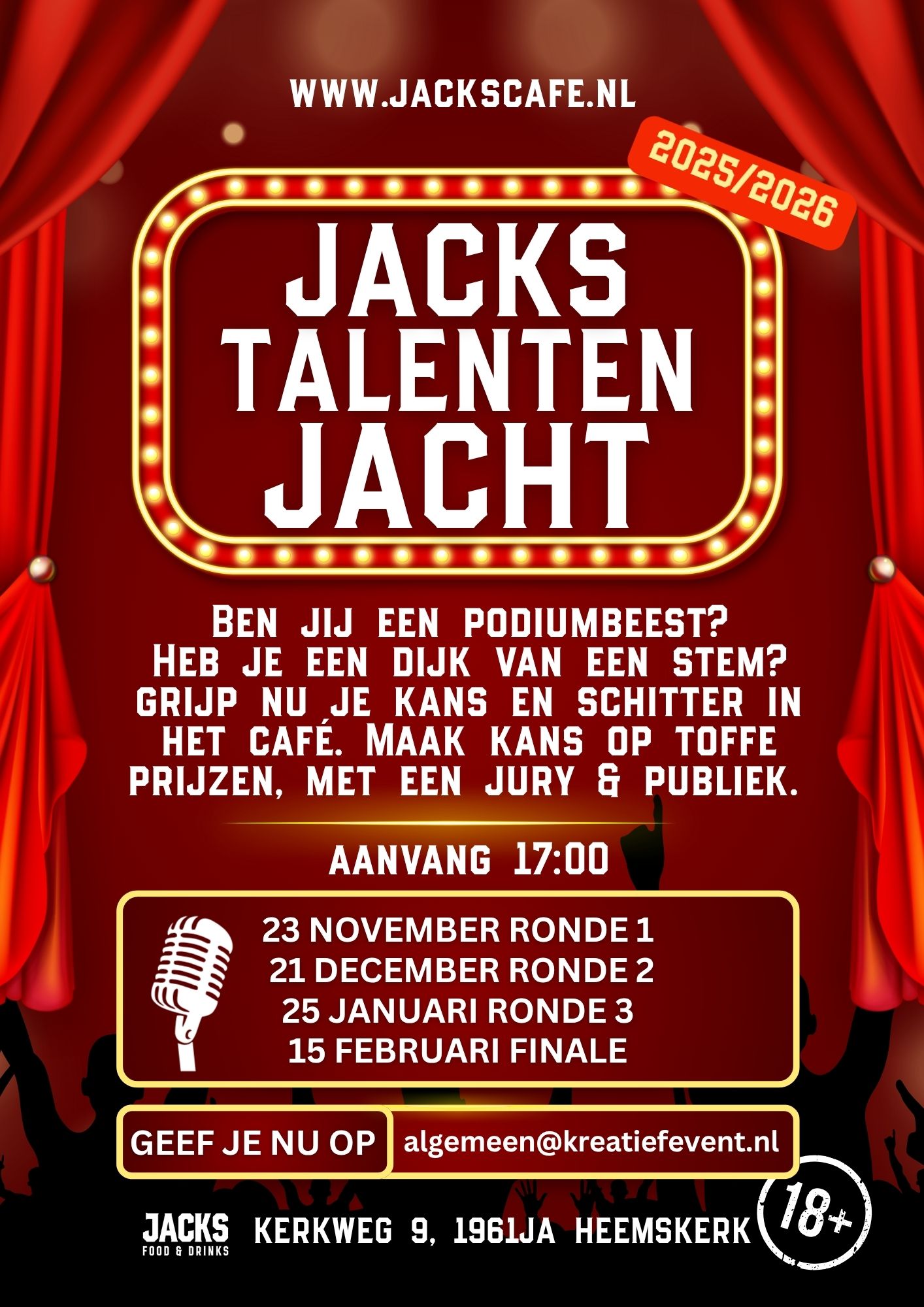 talenten jacht poster 2025_2026